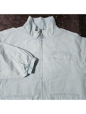 Patta Acid Wash Track Jacket Blue Radiance SS 2024 Mens Large Hyper Designer